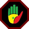 Un logo del movimento "Touche pas à ma constitution" 