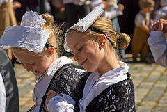 Young girls in Bretagne, France. By ghislainedarmor on Flickr (Creative Commons license)
