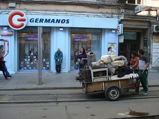 Roms ferrailleurs, Sofia, Bulgarie