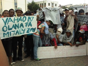 étudiants en grève à Madagascar par jentilisa avec autorisation 