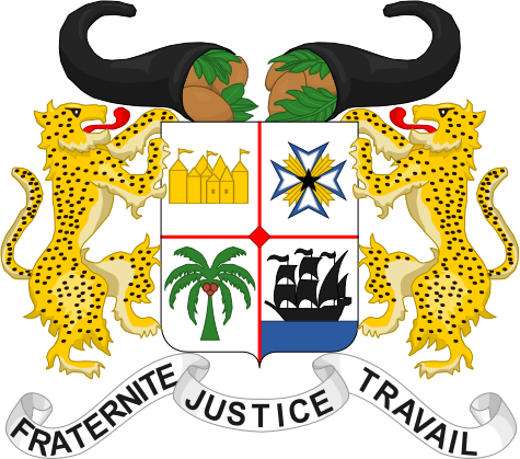 L'emblème du Bénin via wikipédia CC-BY-3.0