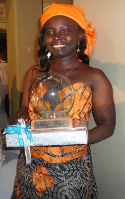 Dorothee Danedjo à la remise du  Best ICT Blog 2012 Runner-up Award- avec permission de l'auteur
