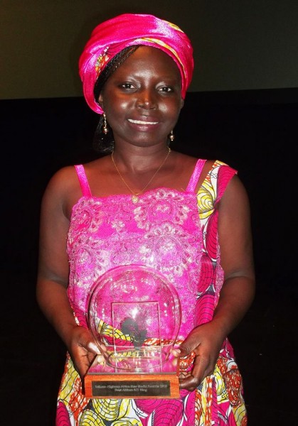 Dorothee Danedjo, à la remise du Best ICT Blog 2013 Award - photo avec la permission de l'auteur