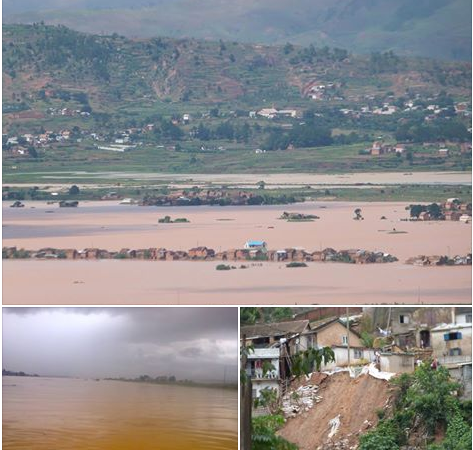 Pictures of floods in the Antananarivo region via twitter user @saveoursmile  with permission 