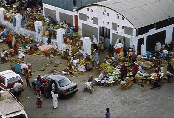 Marché, centre de Djibouti - Photo de Baronnet CC BY 20 